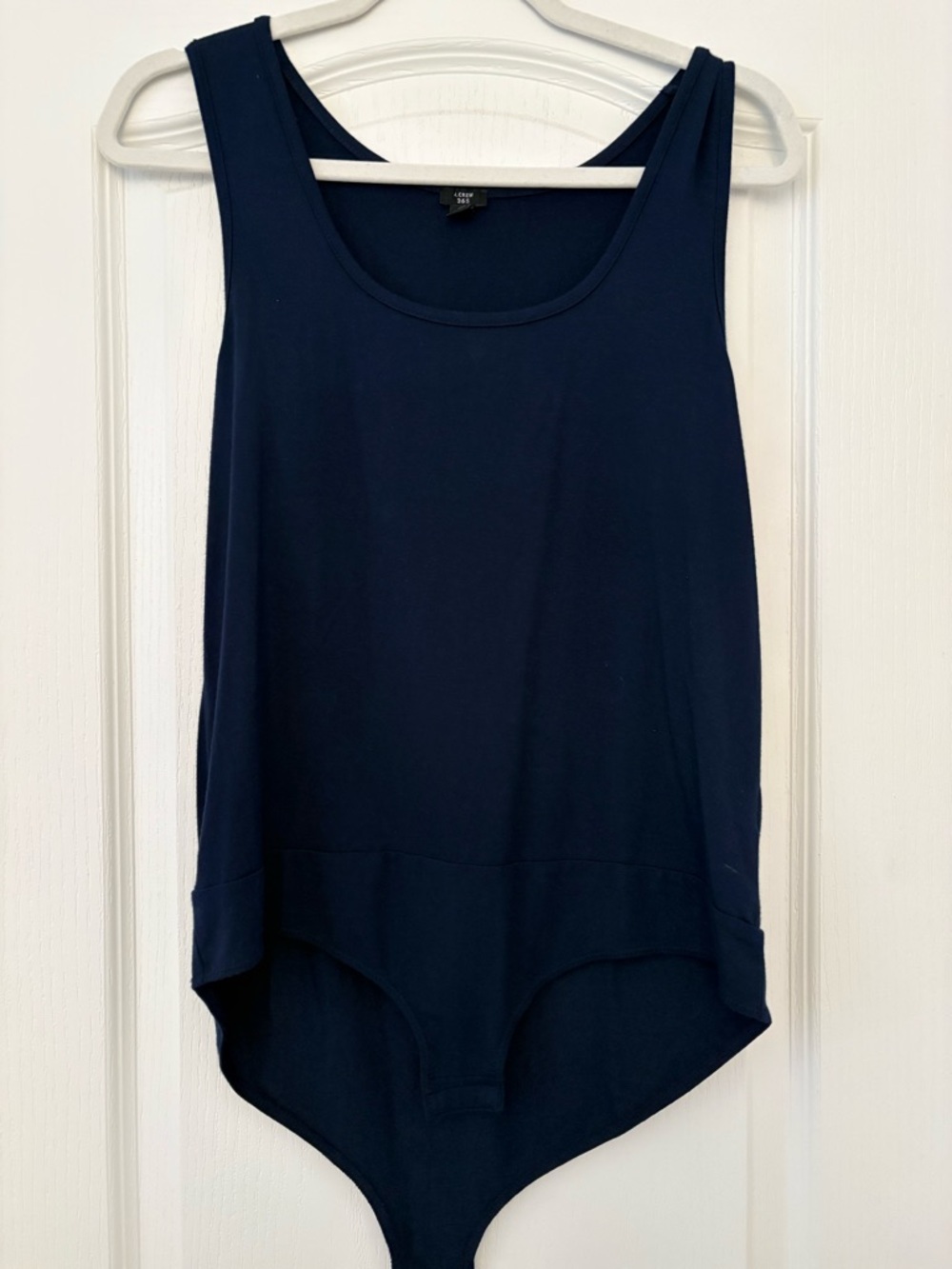 J. Crew Navy Scoop Neck Bodysuit - Classic Tank Style